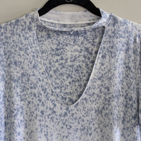 American Eagle Soft Sexy T Short Sleeve Choker M - Picture 4 of 7